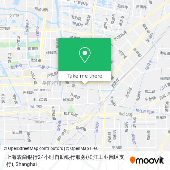 上海农商银行24小时自助银行服务(松江工业园区支行) map