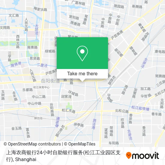 上海农商银行24小时自助银行服务(松江工业园区支行) map