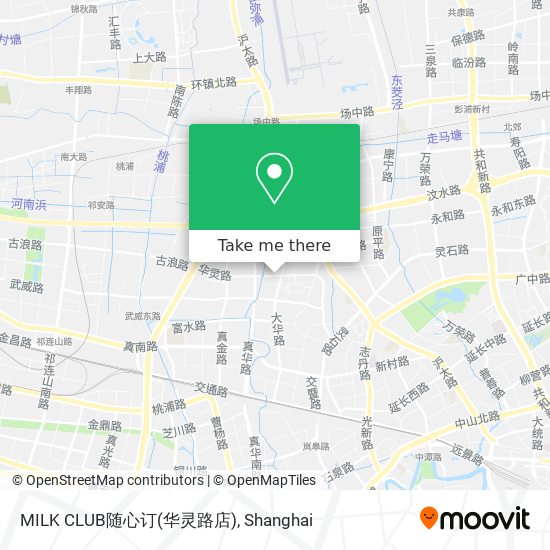 MILK CLUB随心订(华灵路店) map