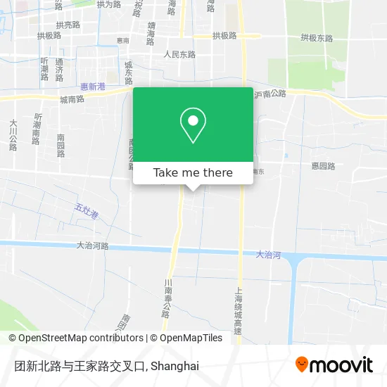团新北路与王家路交叉口 map