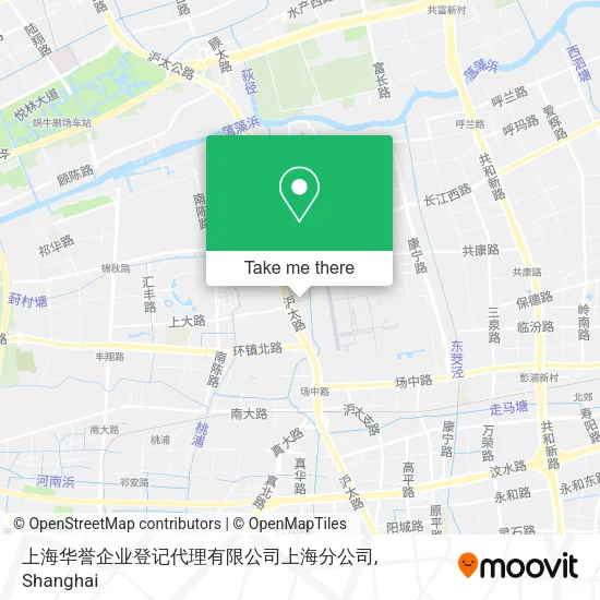 上海华誉企业登记代理有限公司上海分公司 map