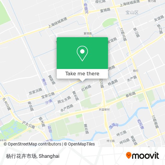 杨行花卉市场 map