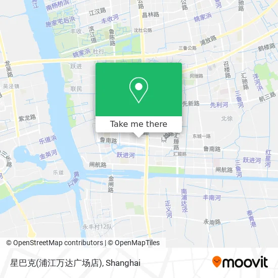 星巴克(浦江万达广场店) map