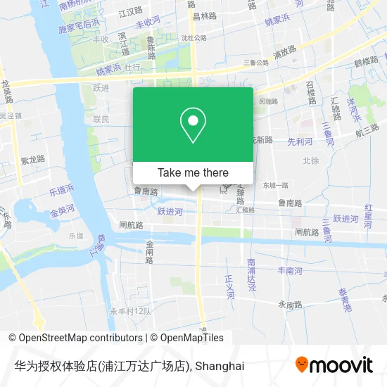 华为授权体验店(浦江万达广场店) map