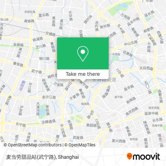 麦当劳甜品站(武宁路) map