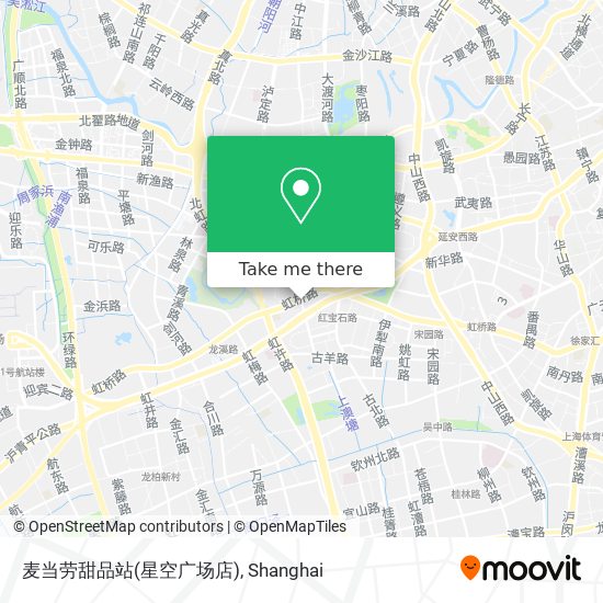 麦当劳甜品站(星空广场店) map
