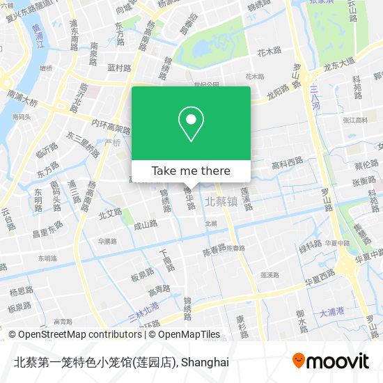 北蔡第一笼特色小笼馆(莲园店) map