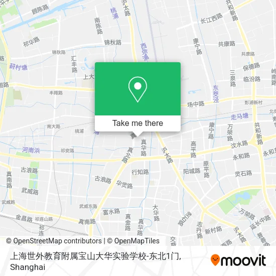 上海世外教育附属宝山大华实验学校-东北1门 map
