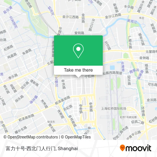 富力十号-西北门人行门 map