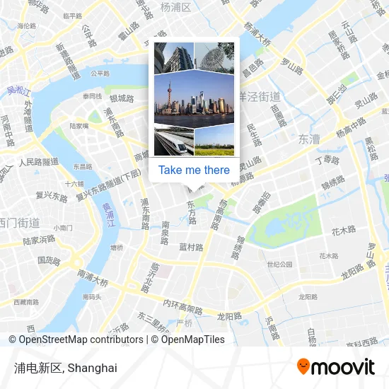 浦电新区 map