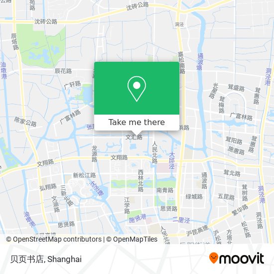 贝页书店 map