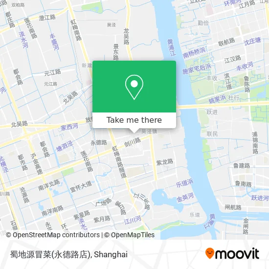 蜀地源冒菜(永德路店) map