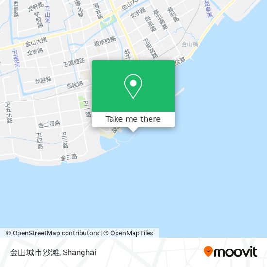 金山城市沙滩 map