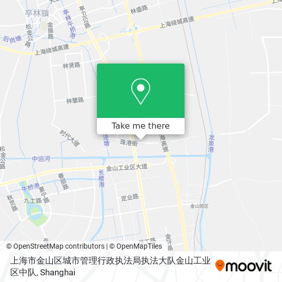 上海市金山区城市管理行政执法局执法大队金山工业区中队 map