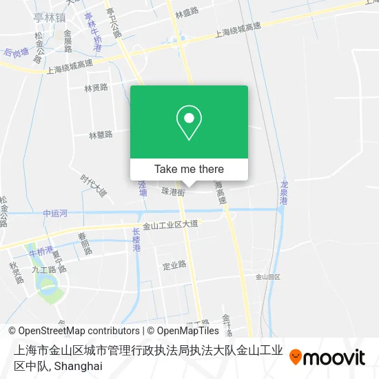 上海市金山区城市管理行政执法局执法大队金山工业区中队 map