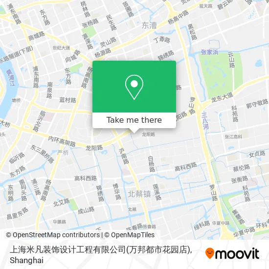 上海米凡装饰设计工程有限公司(万邦都市花园店) map