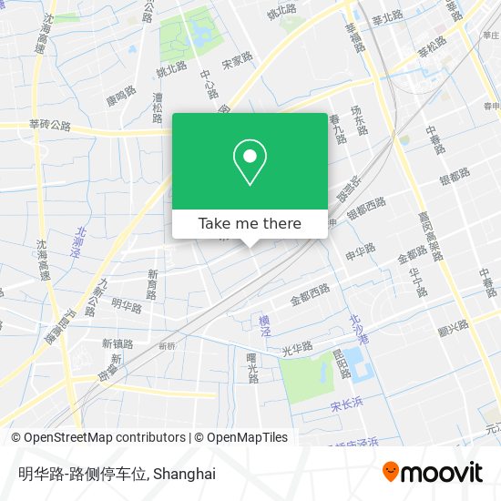 明华路-路侧停车位 map