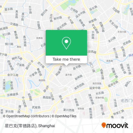 星巴克(常德路店) map