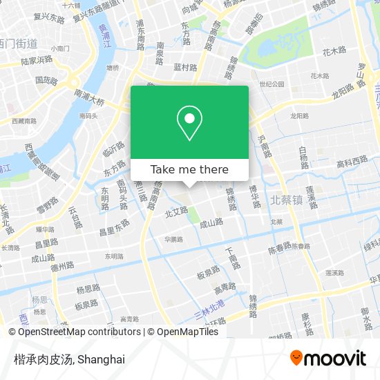 楷承肉皮汤 map