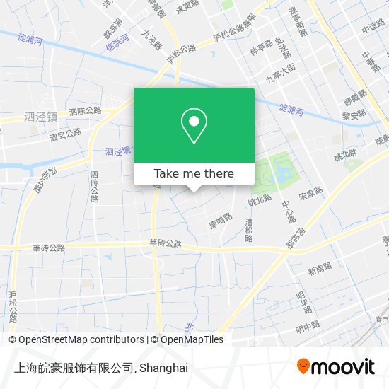 上海皖豪服饰有限公司 map