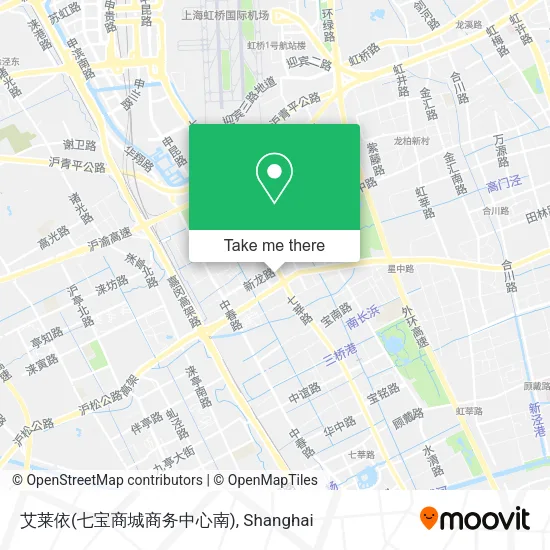 艾莱依(七宝商城商务中心南) map