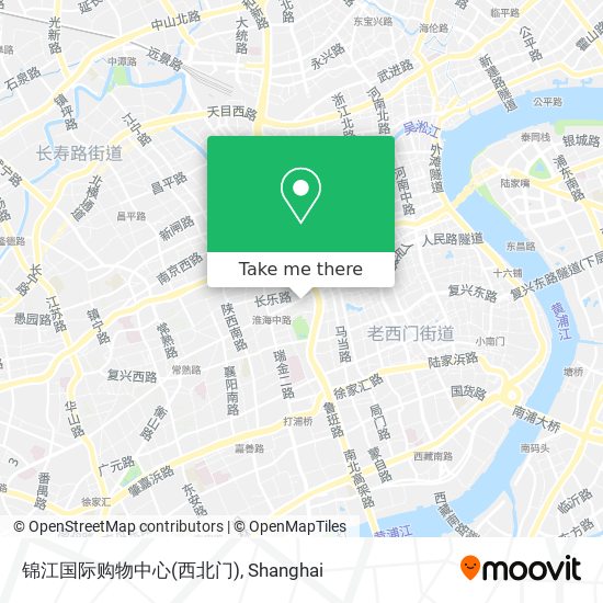 锦江国际购物中心(西北门) map