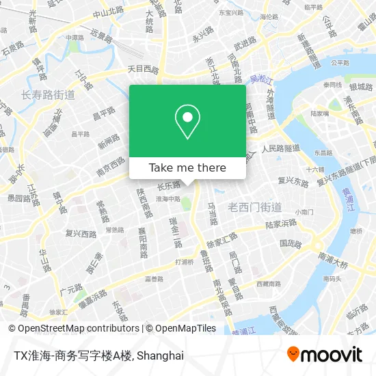 TX淮海-商务写字楼A楼 map