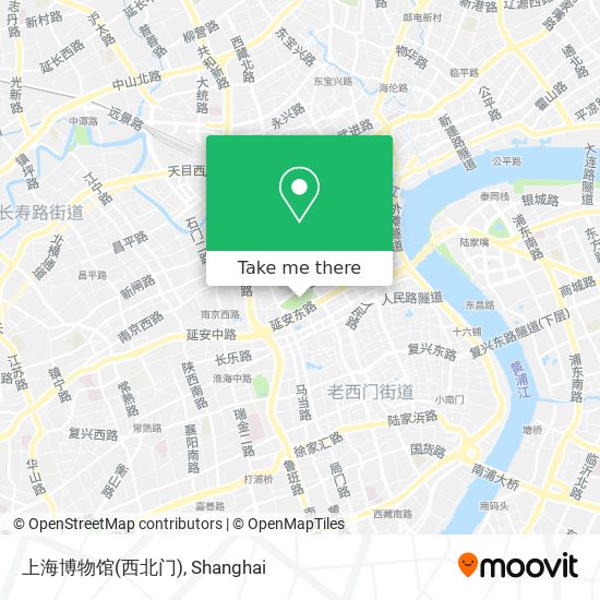 上海博物馆(西北门) map