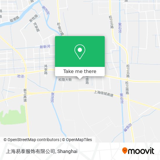 上海易泰服饰有限公司 map