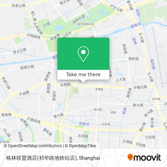 格林联盟酒店(祁华路地铁站店) map