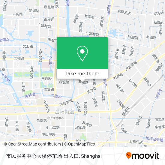 市民服务中心大楼停车场-出入口 map