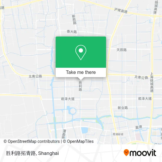 胜利路拓青路 map
