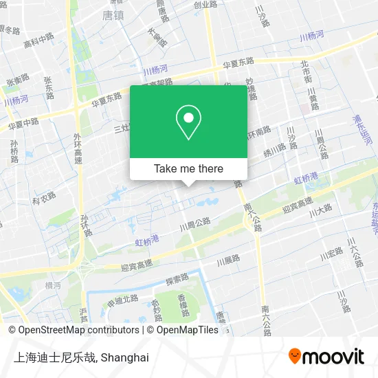 上海迪士尼乐哉 map