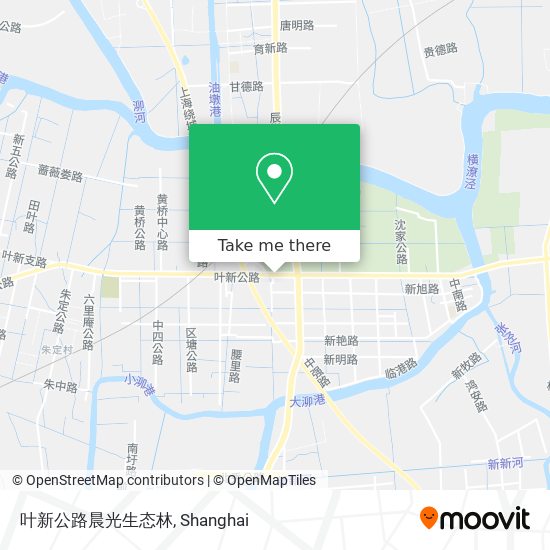 叶新公路晨光生态林 map