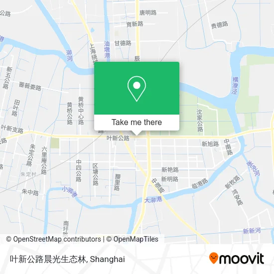 叶新公路晨光生态林 map