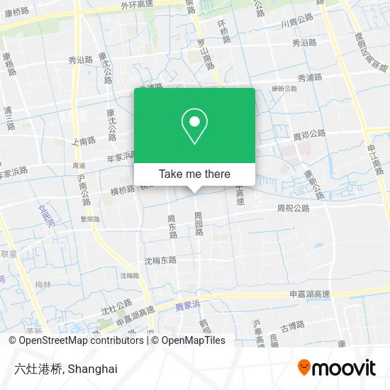 六灶港桥 map