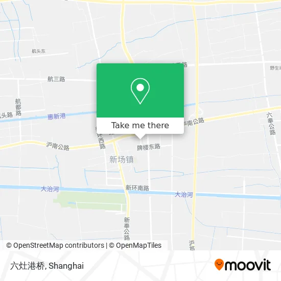 六灶港桥 map