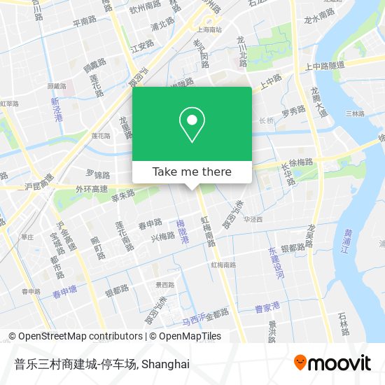 普乐三村商建城-停车场 map