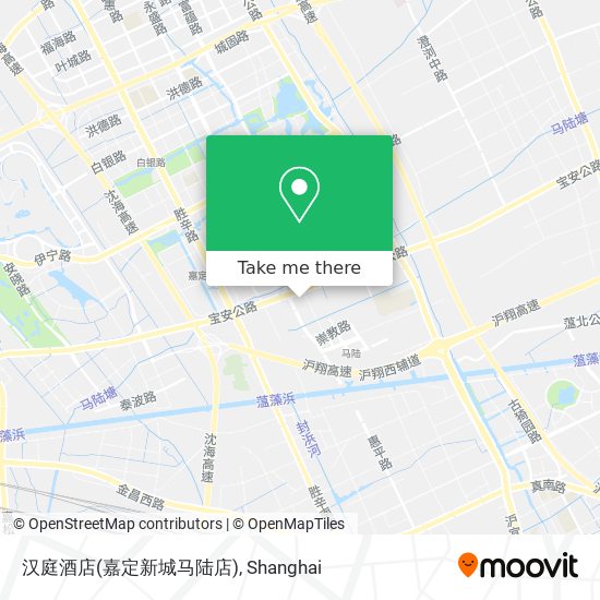 汉庭酒店(嘉定新城马陆店) map