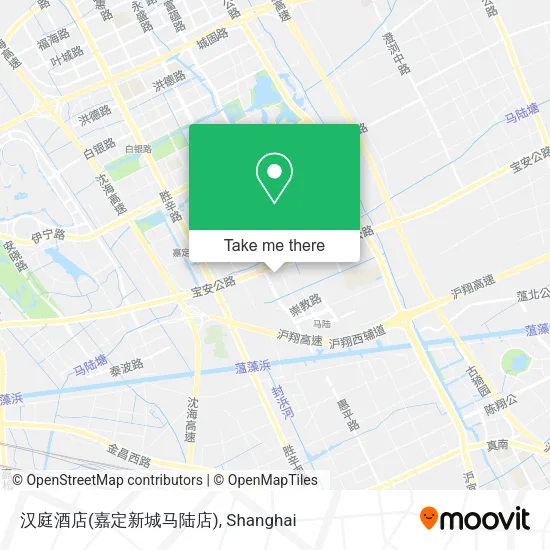 汉庭酒店(嘉定新城马陆店) map