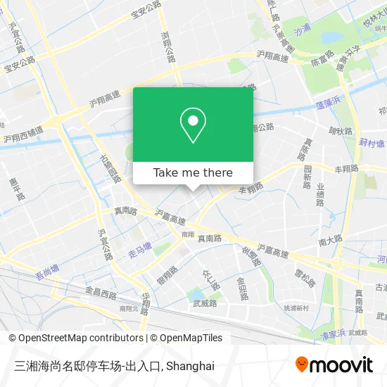 三湘海尚名邸停车场-出入口 map