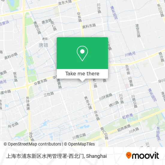 上海市浦东新区水闸管理署-西北门 map