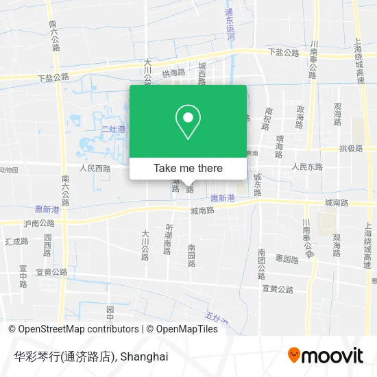 华彩琴行(通济路店) map