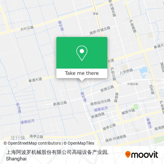 上海阿波罗机械股份有限公司高端设备产业园 map