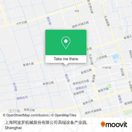 上海阿波罗机械股份有限公司高端设备产业园 map