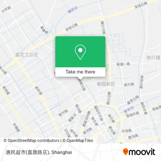 惠民超市(嘉唐路店) map