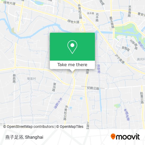 燕子足浴 map