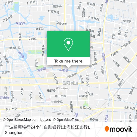 宁波通商银行24小时自助银行(上海松江支行) map