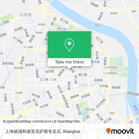 上海杨浦和凌雷克萨斯专卖店 map