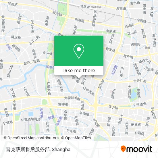 雷克萨斯售后服务部 map